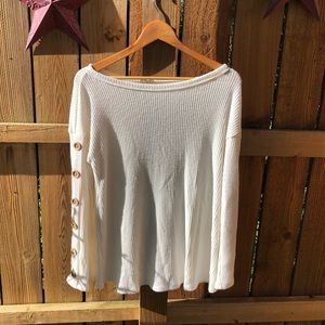 Bell sleeve sweater